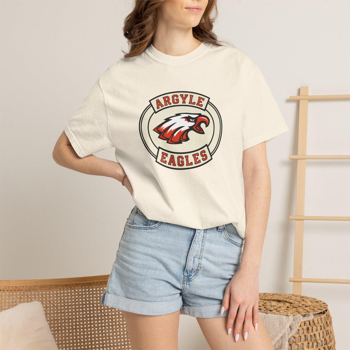 Argyle Eagles Vintage Logo T-Shirt