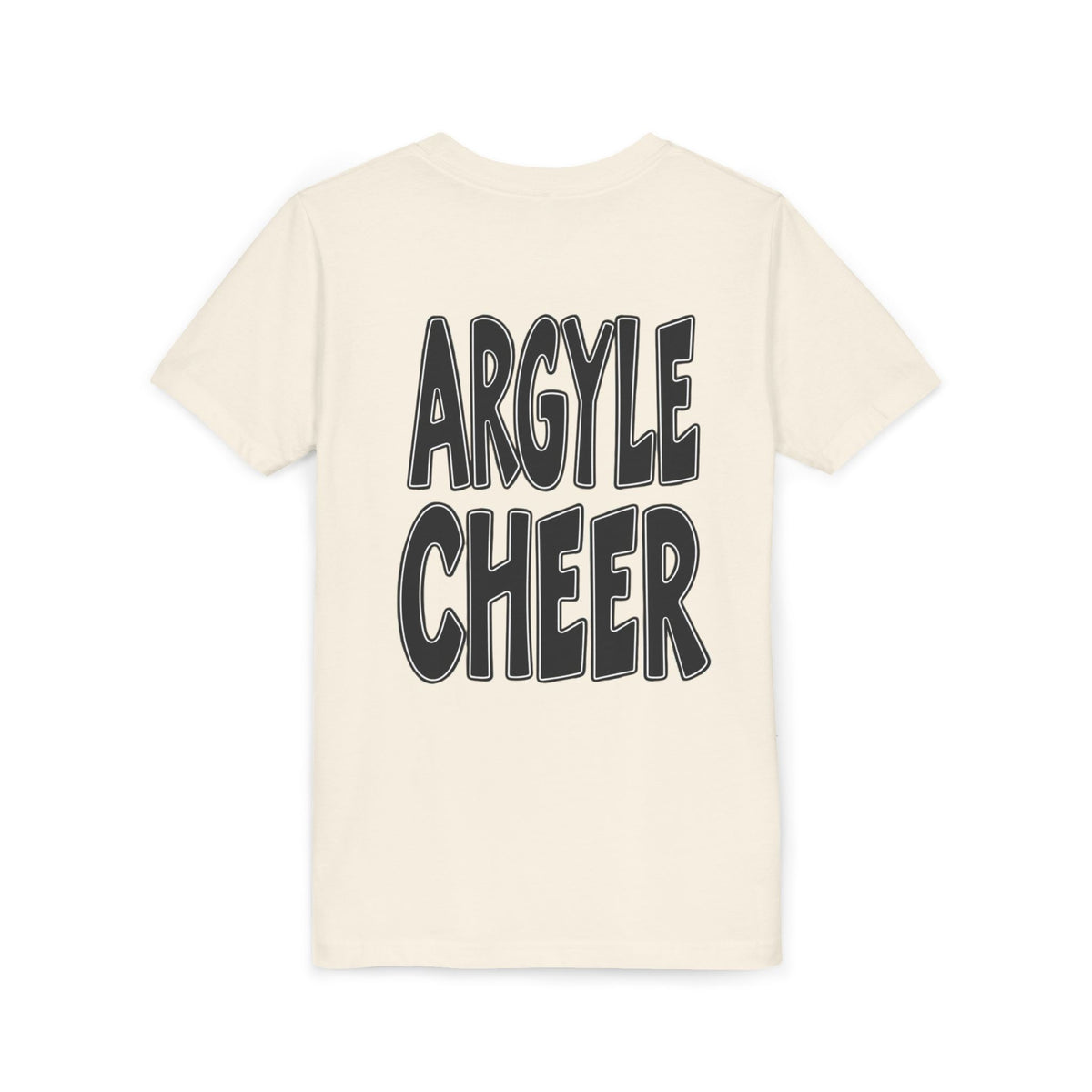 Youth Tee — "Argyle Cheer" Graphic Short Sleeve Customized Shirt