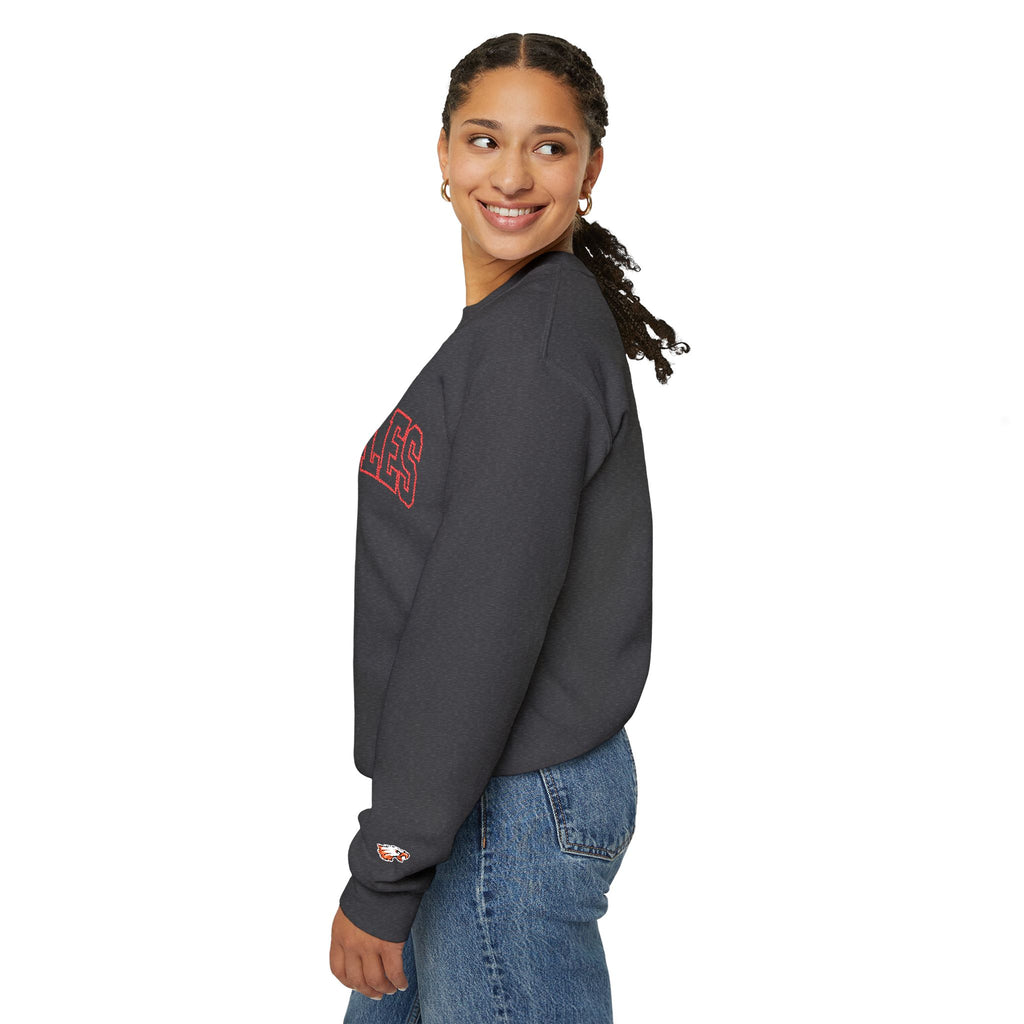 Eagles Crewneck Sweatshirt – Vintage Collegiate White Pullover
