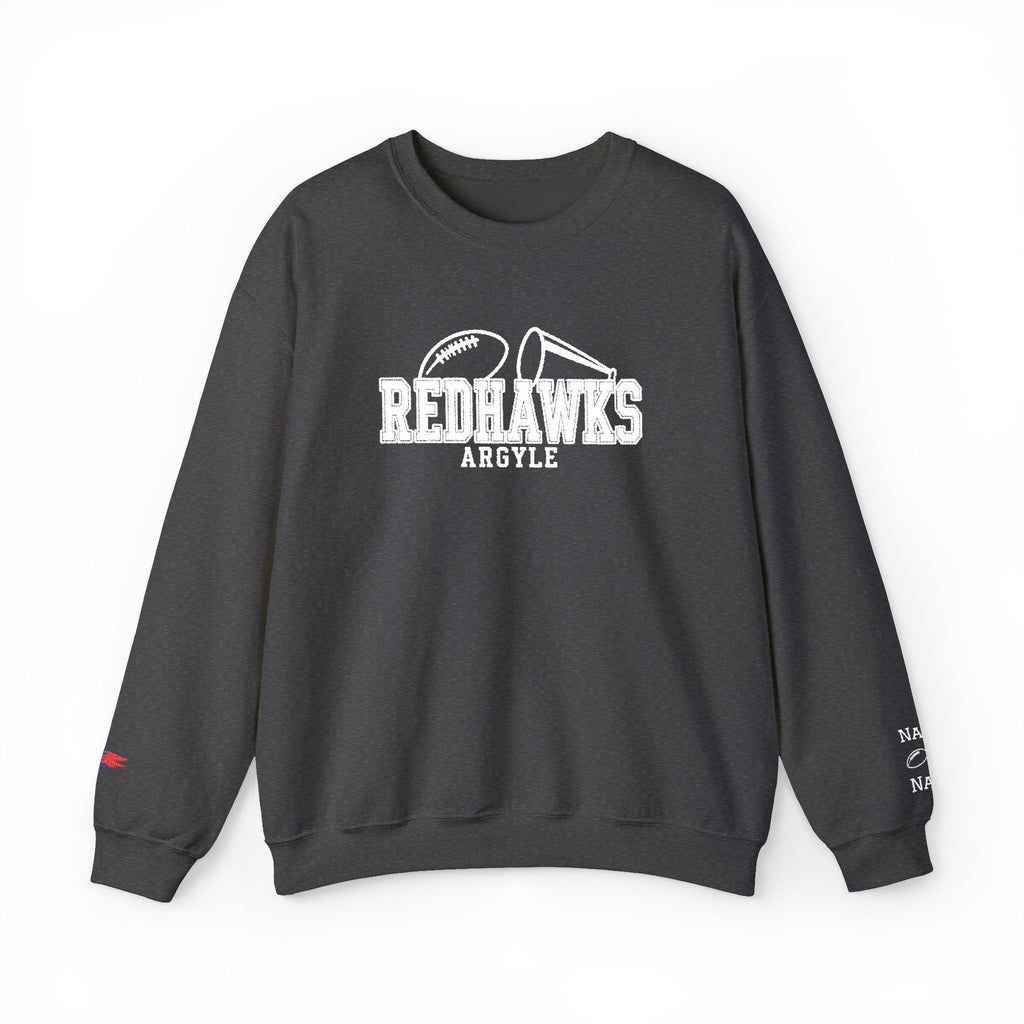 REDHAWKS Embroidered Crewneck Sweatshirt - custom sleeve