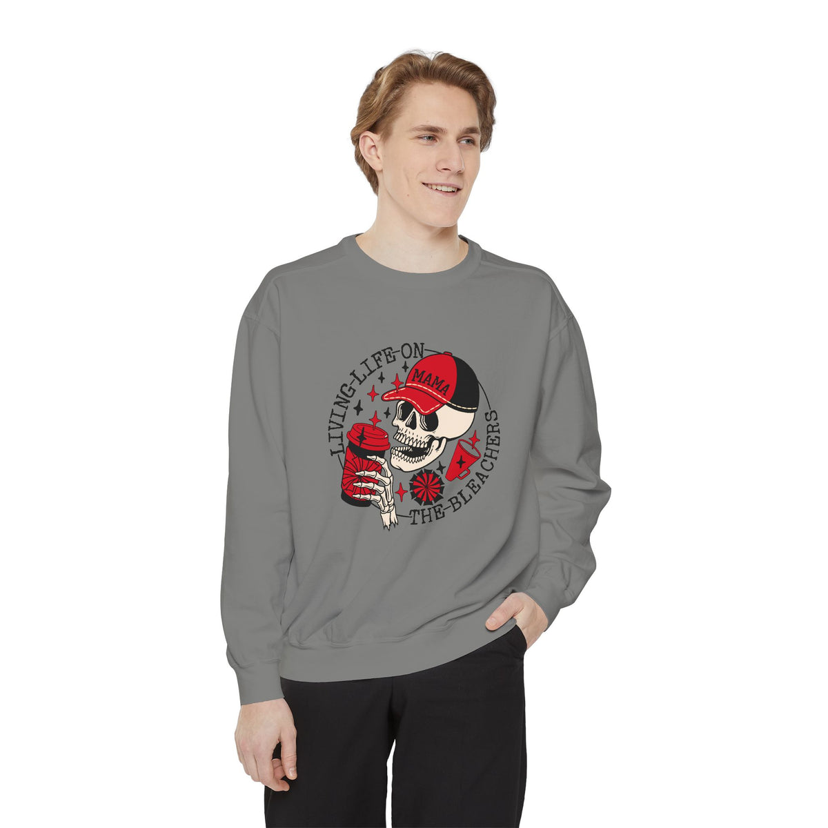 Sports Mom Garment-Dyed Sweatshirt