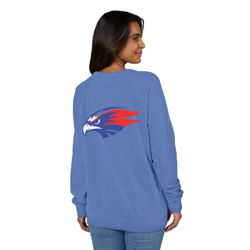 Argyle Redhawk Crewneck Sweatshirt – Vintage Collegiate Raglan French Terry