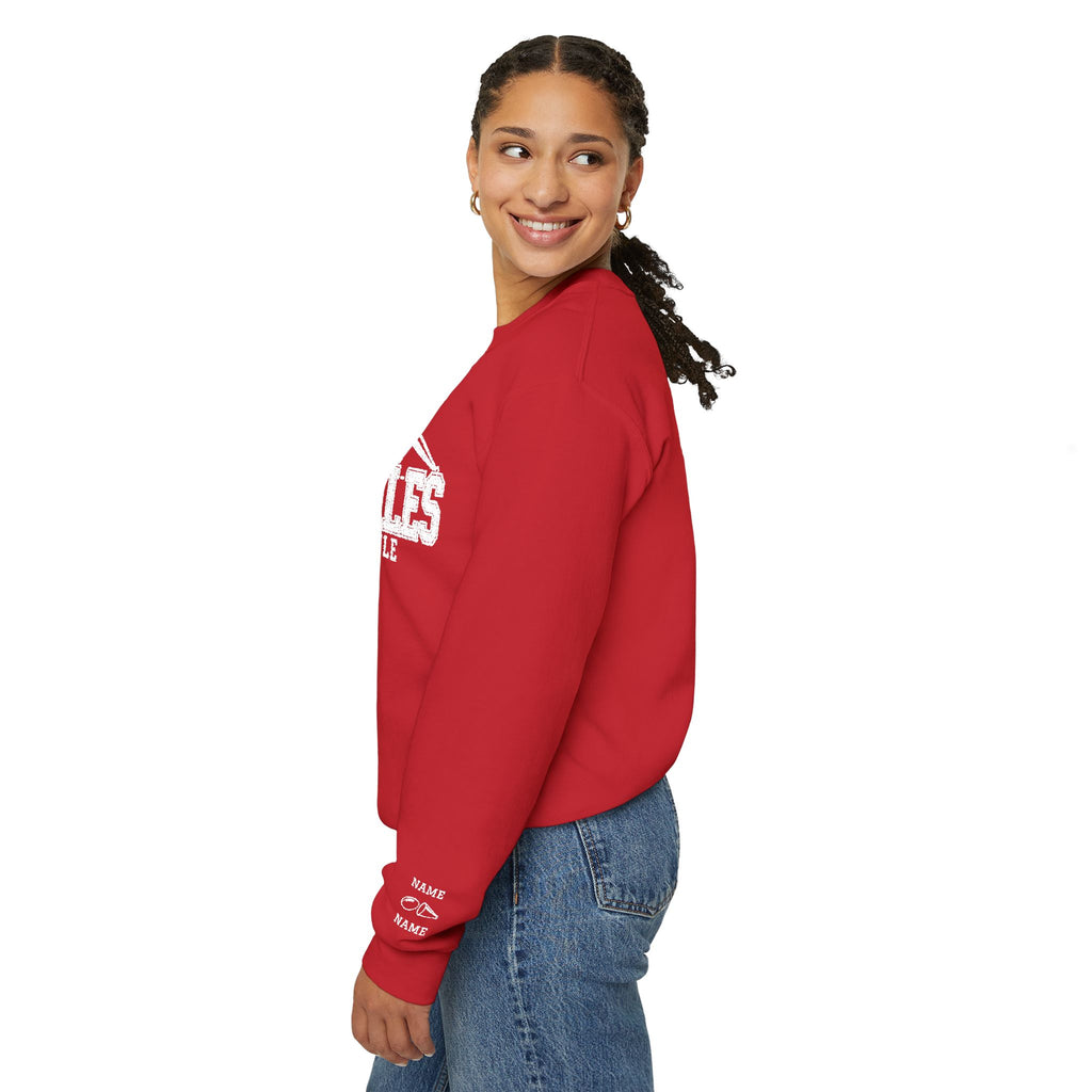 Eagles Vintage Logo Crewneck Sweatshirt - Embroidered