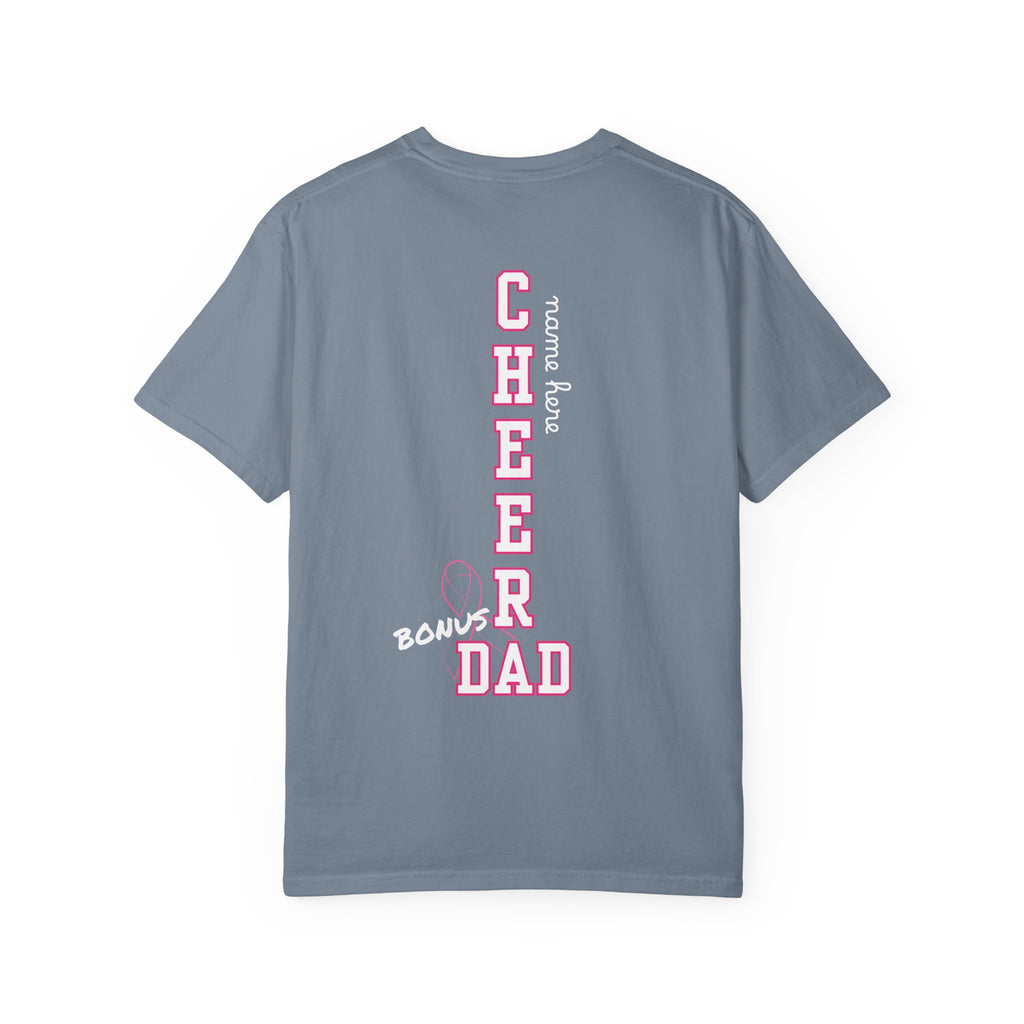 BONUS DAD | Custom Cheer Bonus Dad T-Shirt | Go Fight Win Pink Out Breast Cancer Awareness