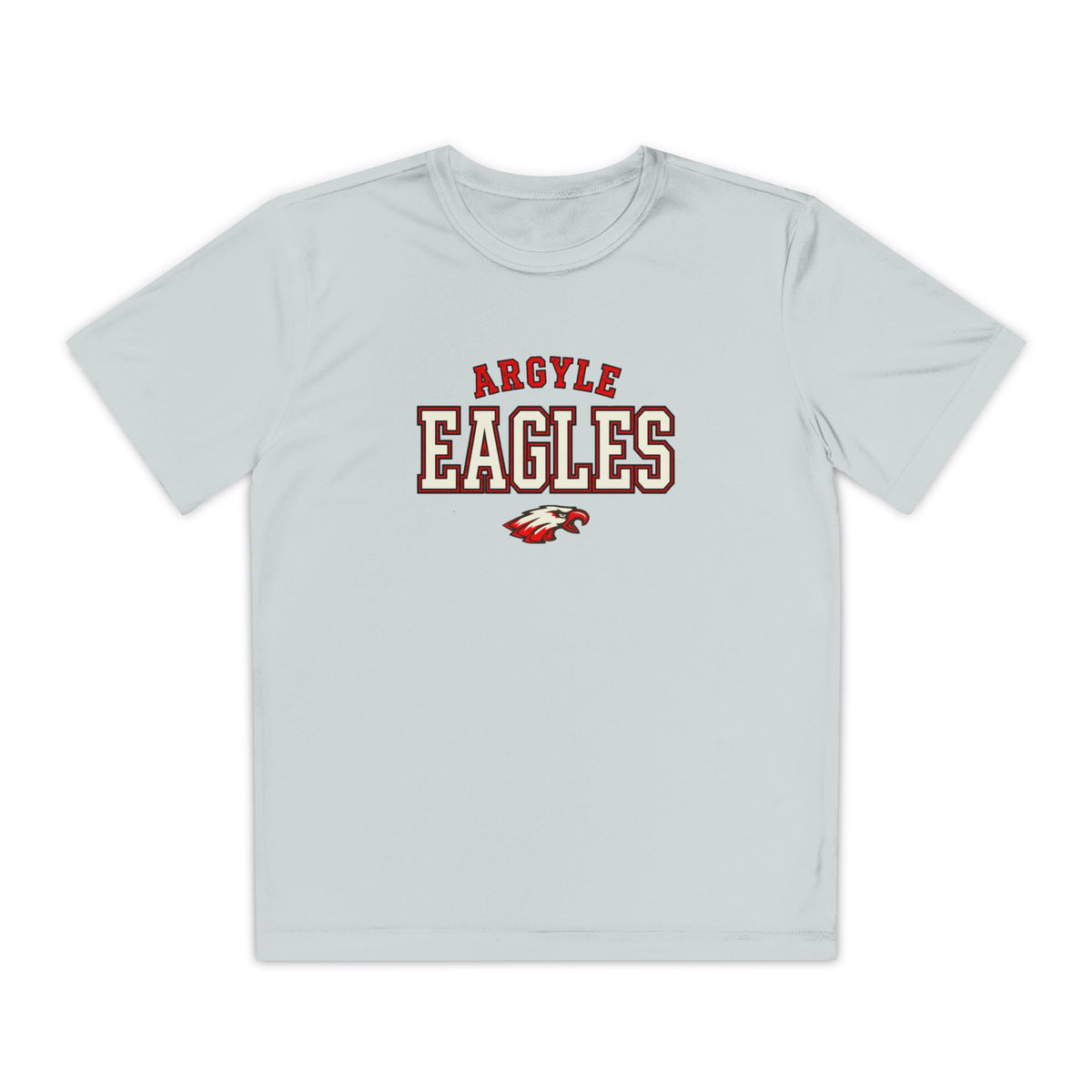 Youth Eagles Team Tee - Argyle Eagles 'Hawkins' Custom Back Name