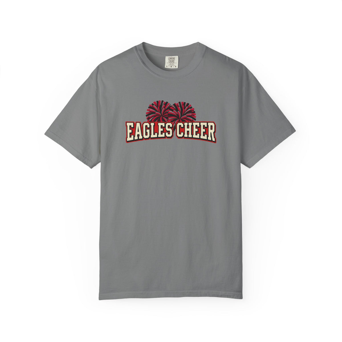 Eagles Cheer T-Shirt — Pom-Pom Graphic Spirit Tee