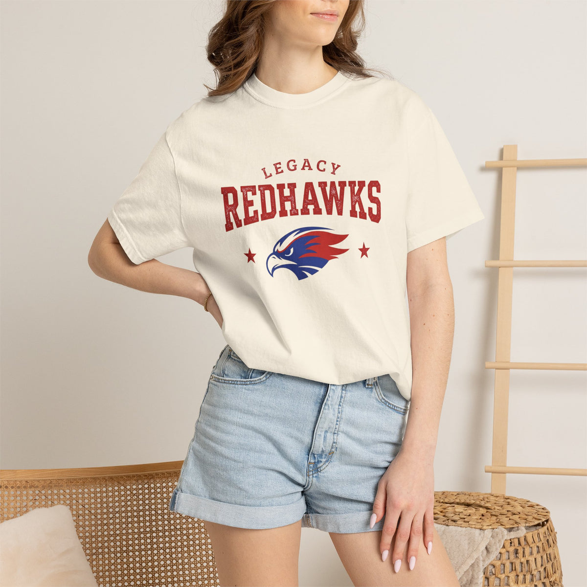 Redhawks Legacy T-Shirt — Vintage Collegiate Eagle Tee