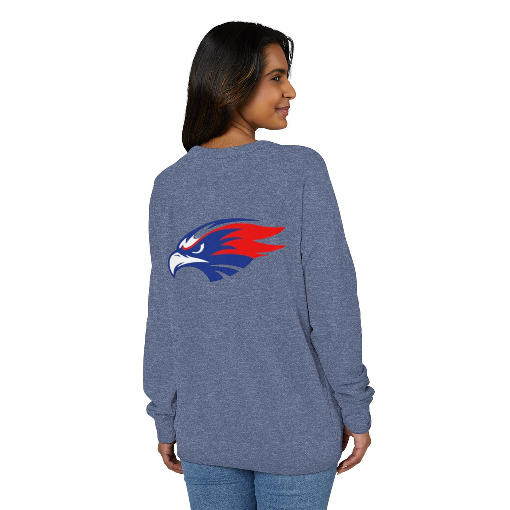 Argyle Redhawk Crewneck Sweatshirt – Vintage Collegiate Raglan French Terry