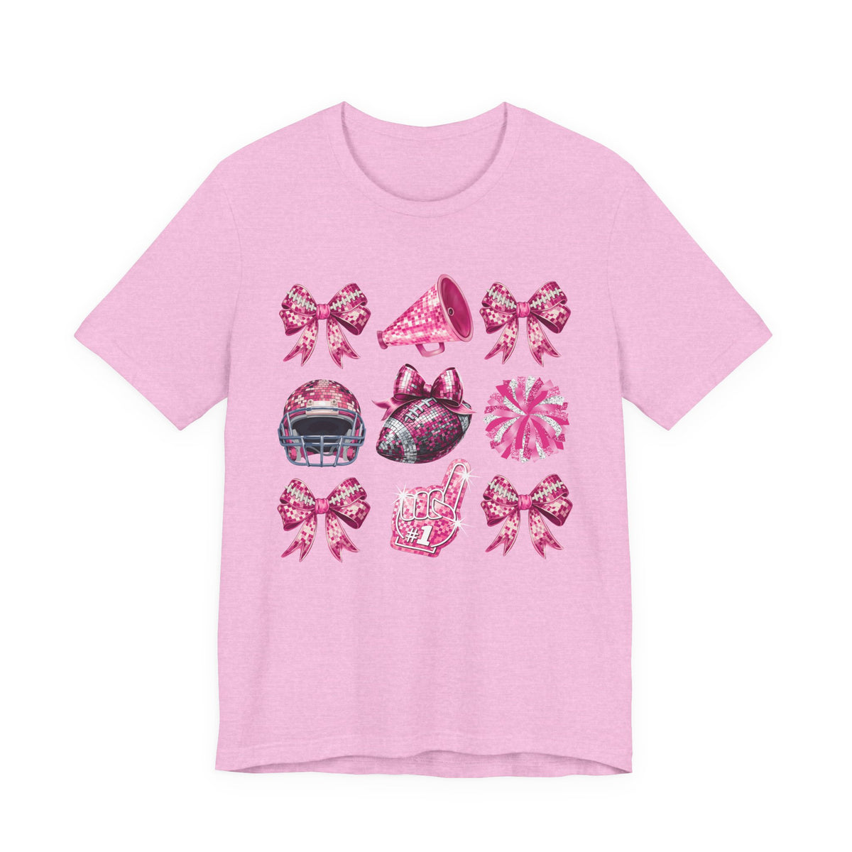 Sparkle Pink Out Jersey Short Sleeve Tee