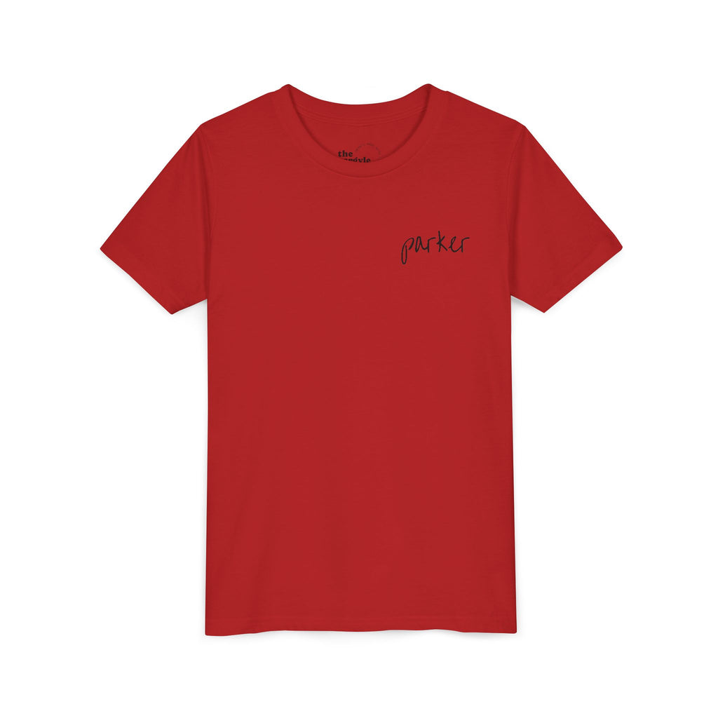Youth Tee — "Argyle Cheer" Graphic Short Sleeve Customized Shirt