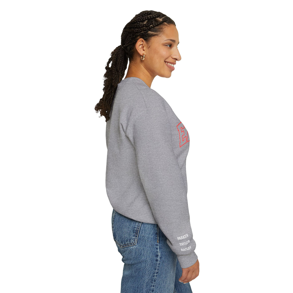 Eagles Crewneck Sweatshirt – Vintage Collegiate White Pullover