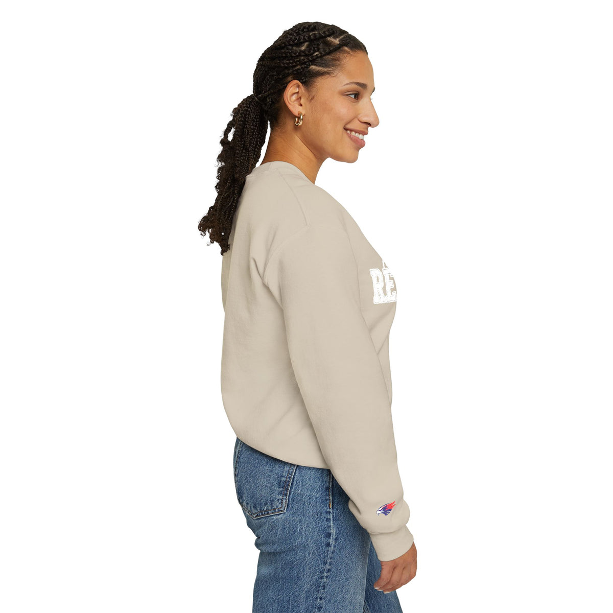 REDHAWKS Embroidered Crewneck Sweatshirt - custom sleeve