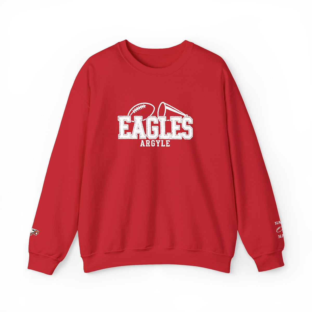 Eagles Vintage Logo Crewneck Sweatshirt - Embroidered