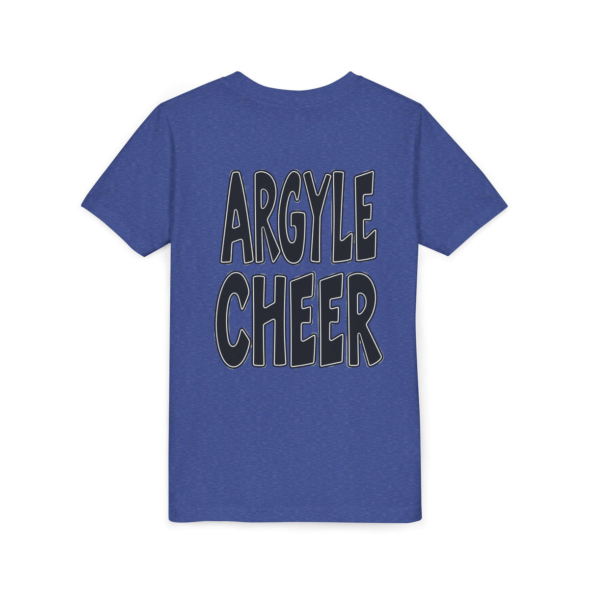 Youth Tee — "Argyle Cheer" Graphic Short Sleeve Customized Shirt