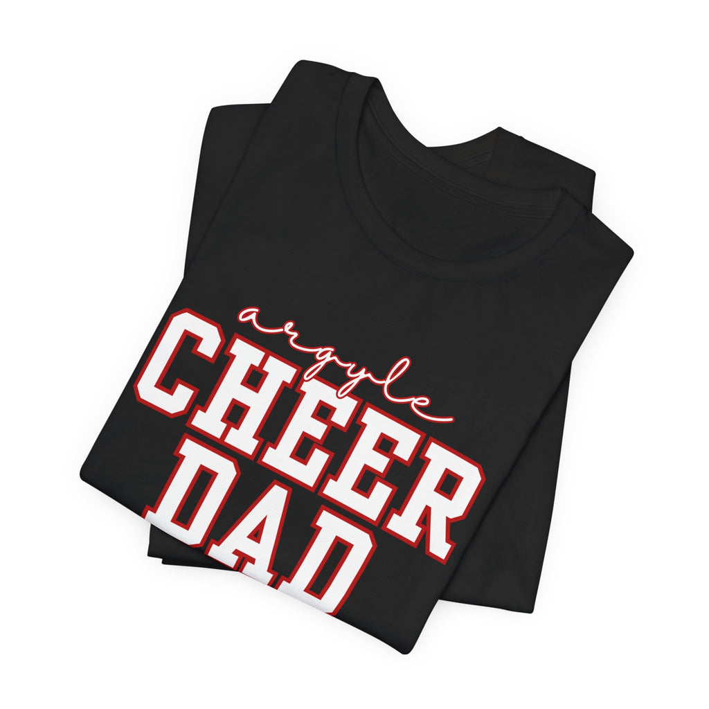 Custom Cheer Dad T-Shirt | Personalized Cheerleader Name Tee