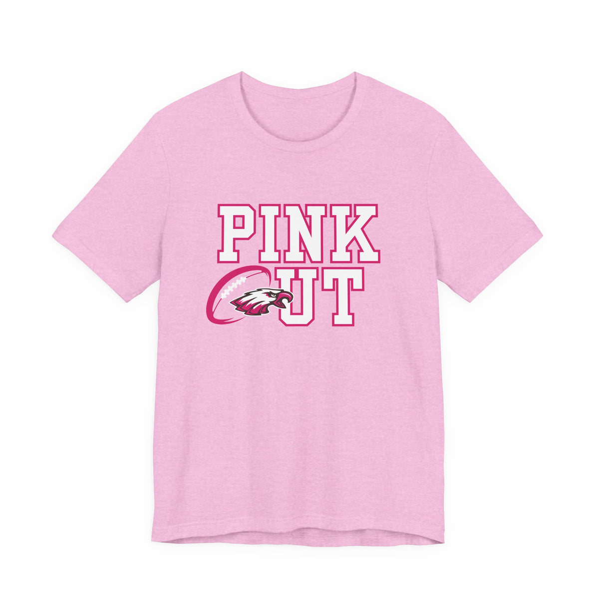 Pink Out Eagle Ball Unisex Jersey Short Sleeve Tee