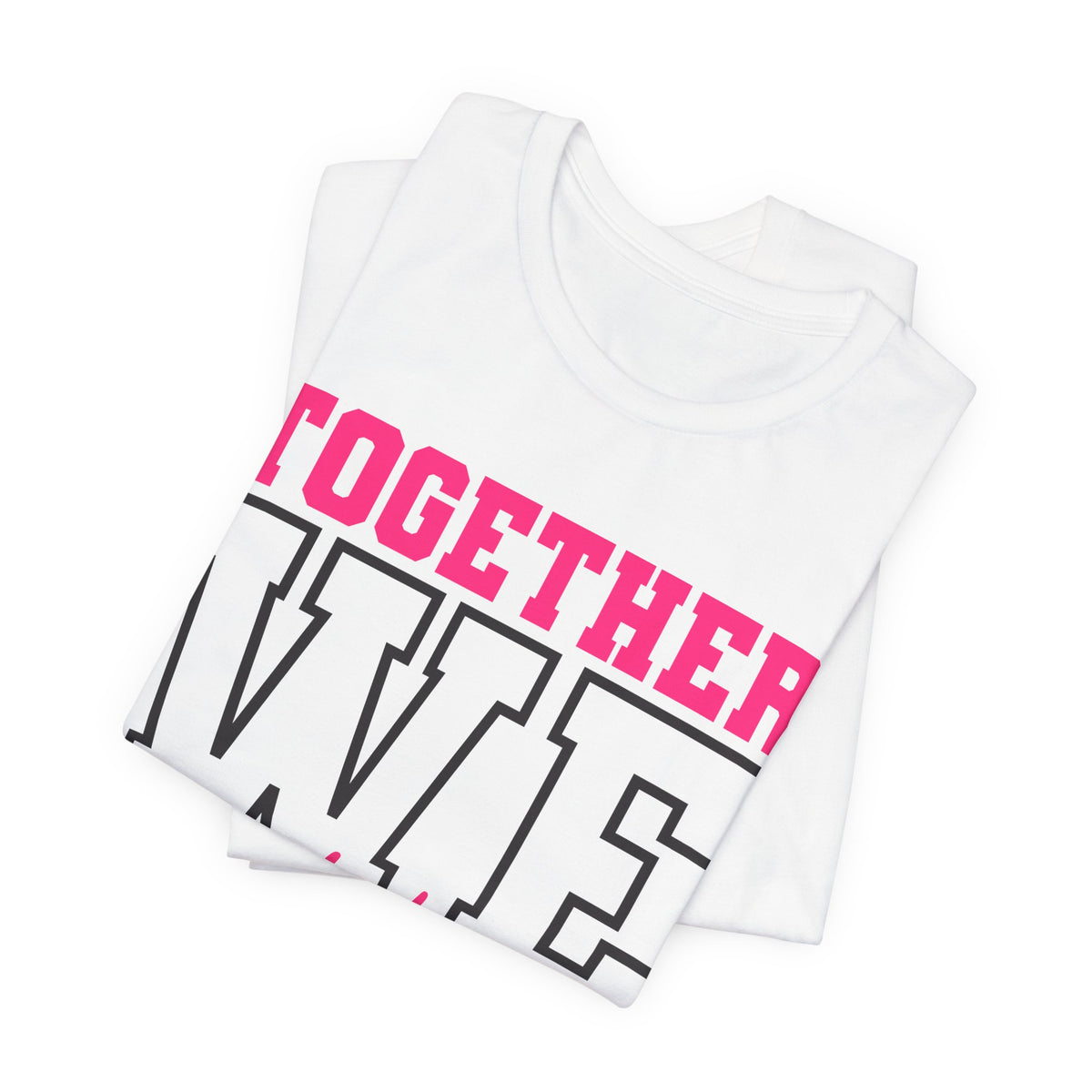 Together We Fight Unisex Jersey Short Sleeve Tee