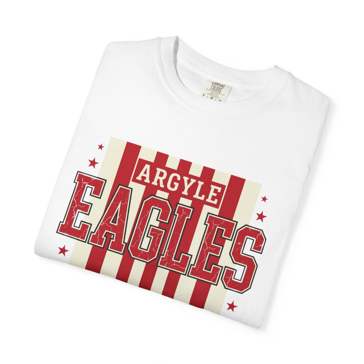 Argyle Eagles Retro Stripes T-Shirt