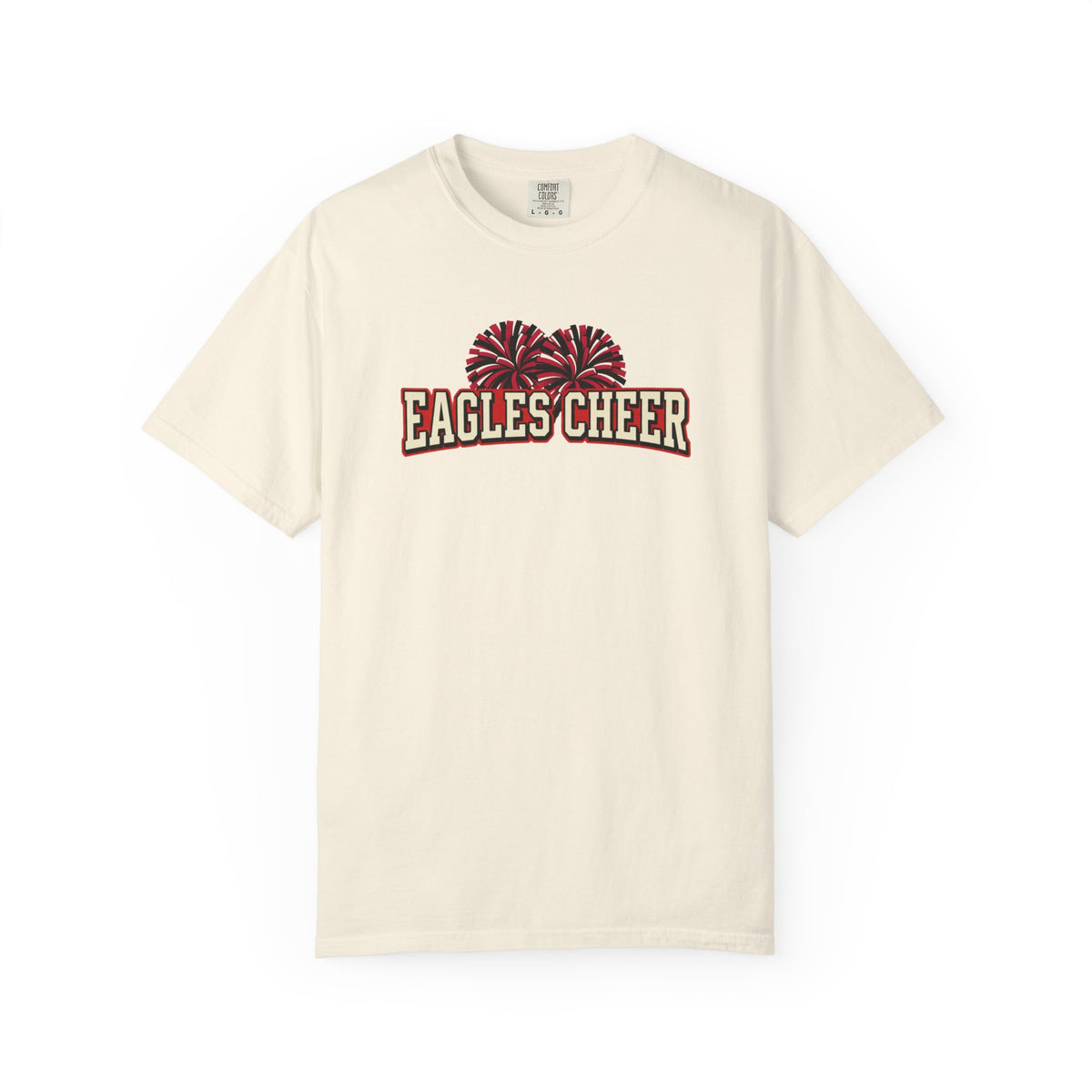 Eagles Cheer T-Shirt — Pom-Pom Graphic Spirit Tee