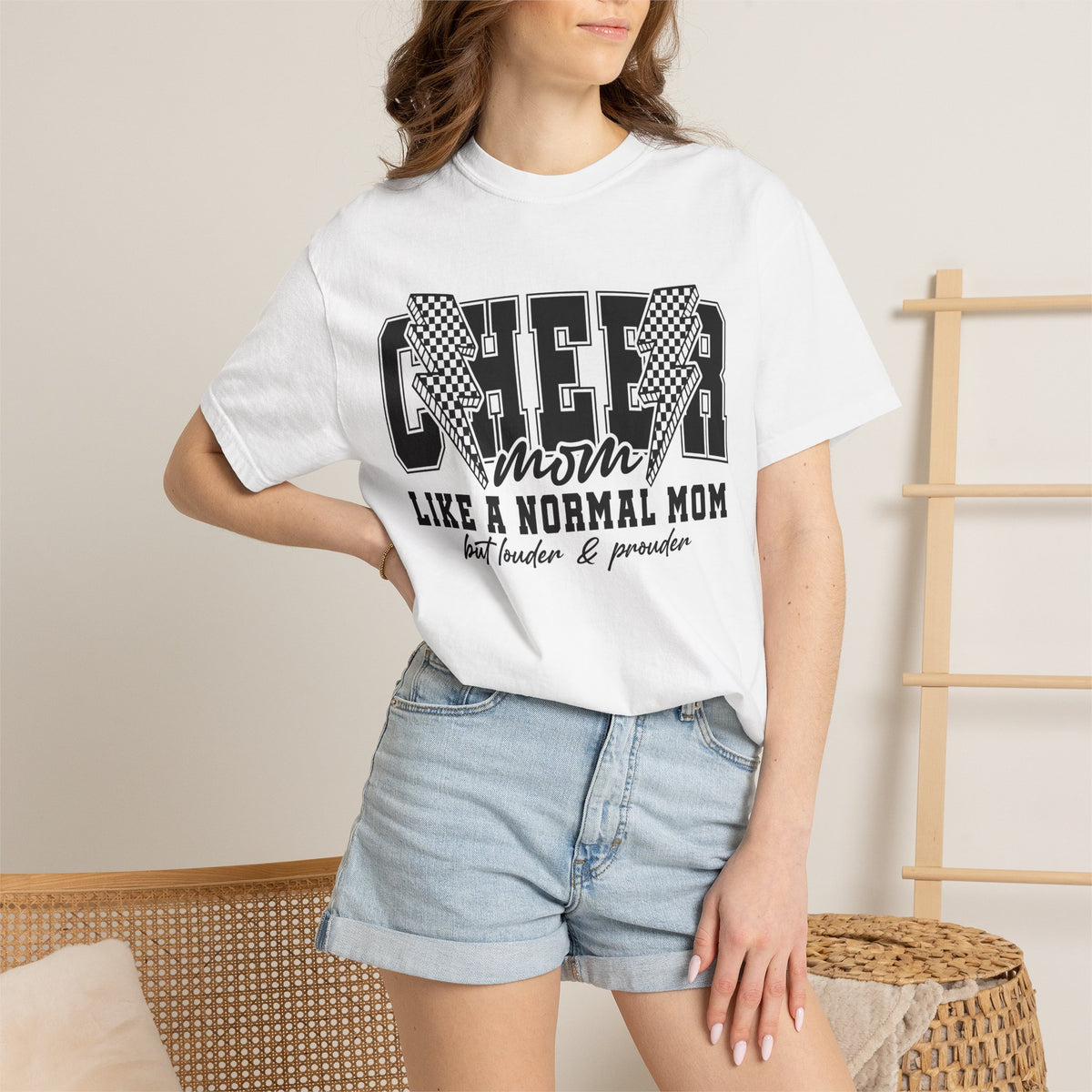 Cheer Mom Like a Normal Mom T-shirt | Cheerleader Mom Tee