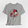 Living Life in the Stands Mama T-Shirt | Red & Black Sports Mom Tee