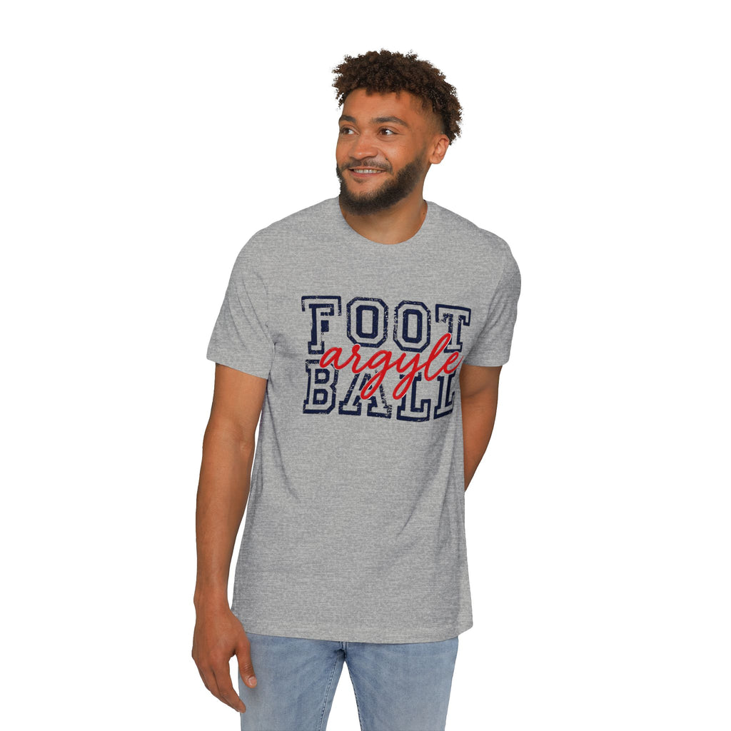 Football Argyle T-Shirt — Vintage Varsity Sports Tee