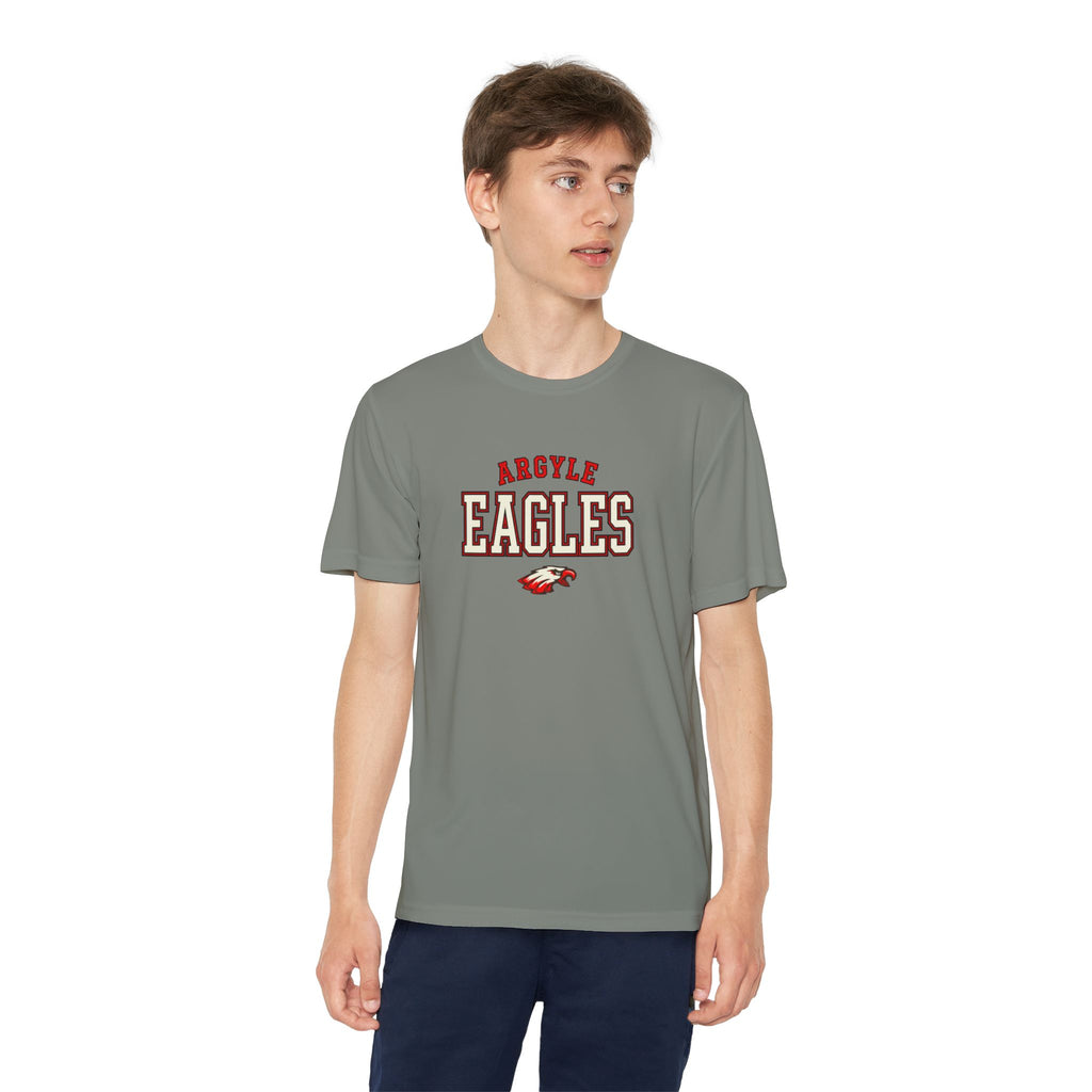 Youth Eagles Team Tee - Argyle Eagles 'Hawkins' Custom Back Name