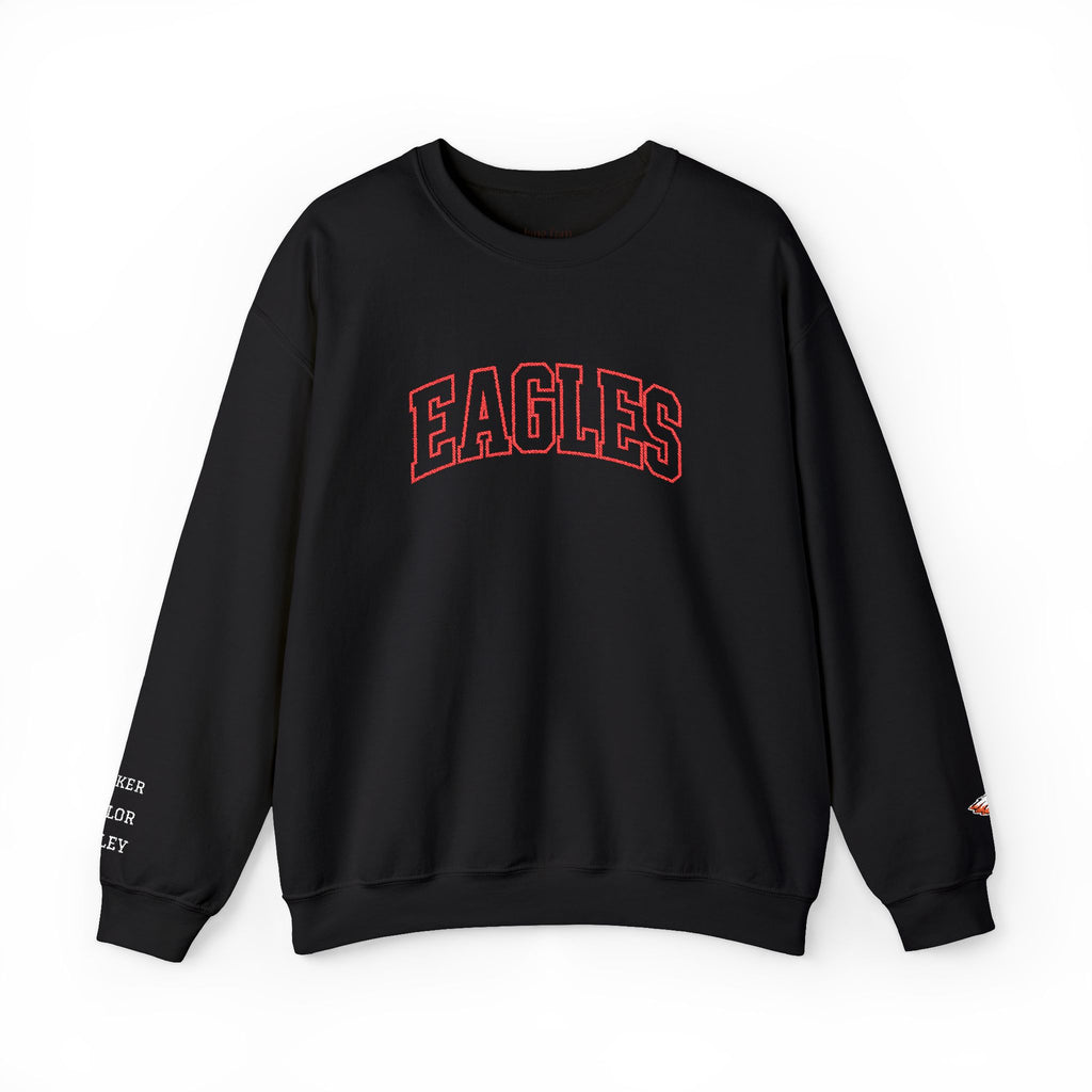Eagles Crewneck Sweatshirt – Vintage Collegiate White Pullover