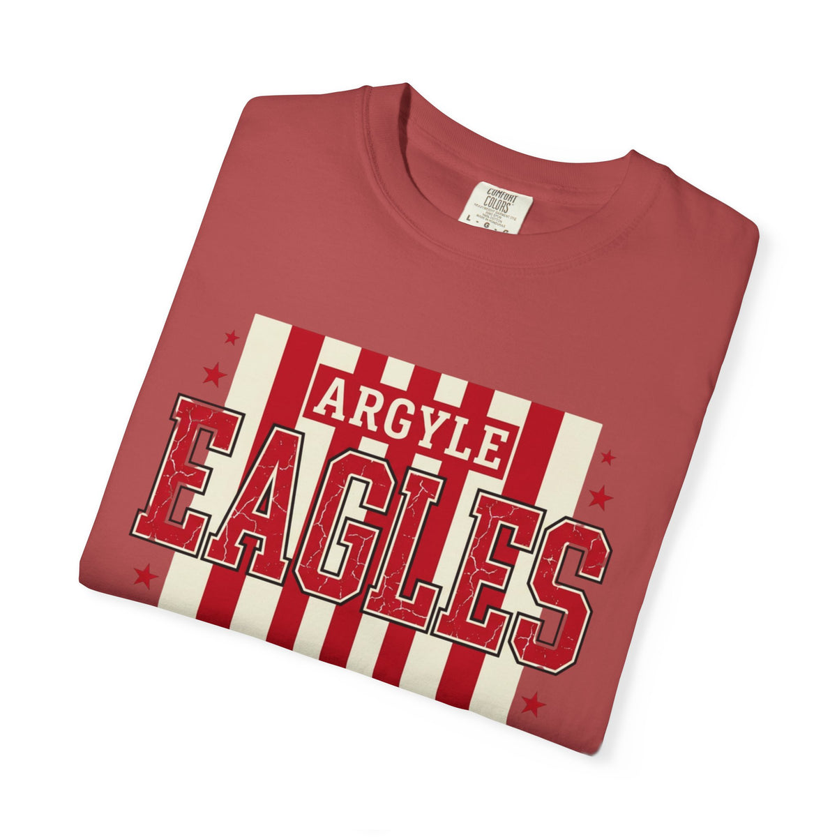 Argyle Eagles Retro Stripes T-Shirt