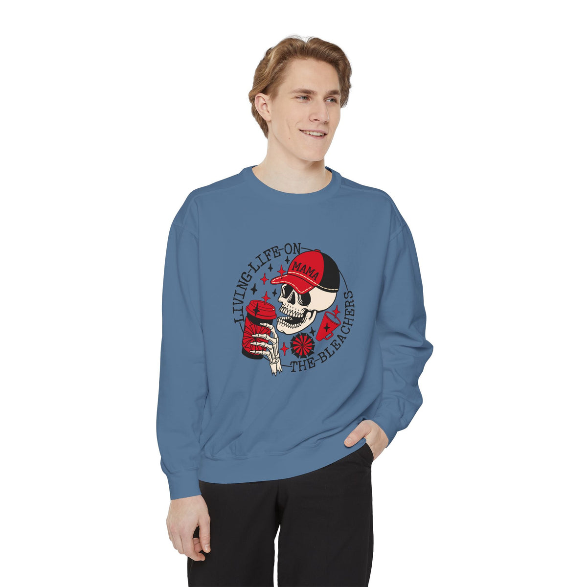Sports Mom Garment-Dyed Sweatshirt