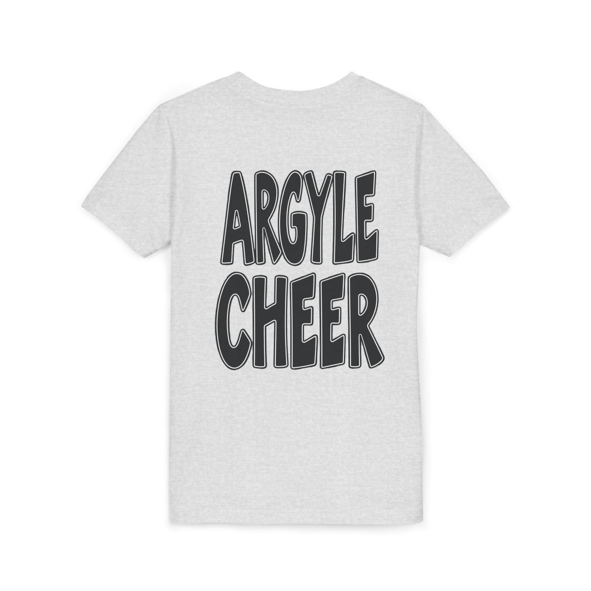 Youth Tee — "Argyle Cheer" Graphic Short Sleeve Customized Shirt