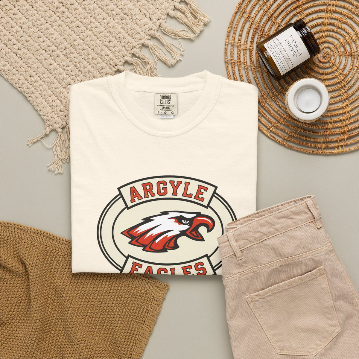 Argyle Eagles Vintage Logo T-Shirt