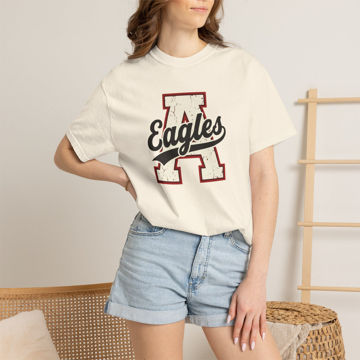 Eagles Letterman A Graphic T-Shirt