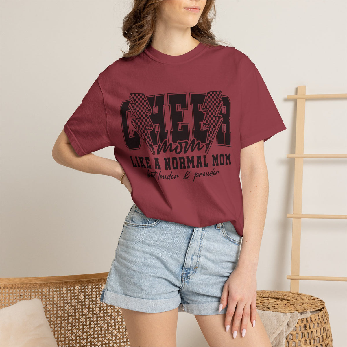 Cheer Mom Like a Normal Mom T-shirt | Cheerleader Mom Tee