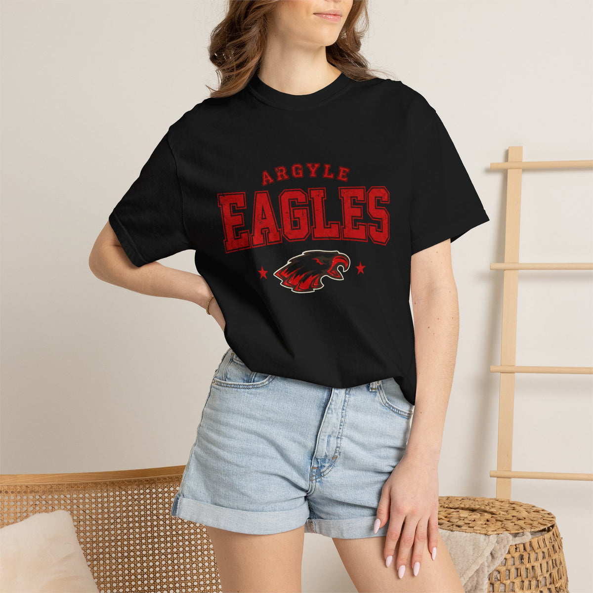 Argyle Eagles Vintage Logo T-Shirt — School Spirit Tee