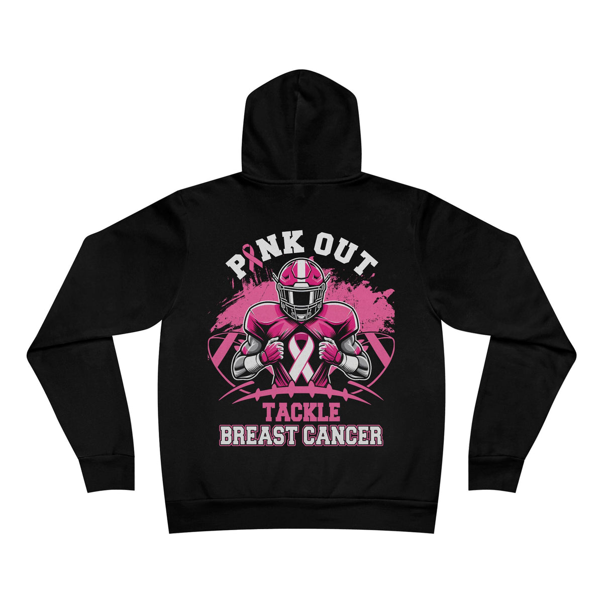 Pink Out Breast Cancer Awareness Hoodie - Tackle Breast Cancer