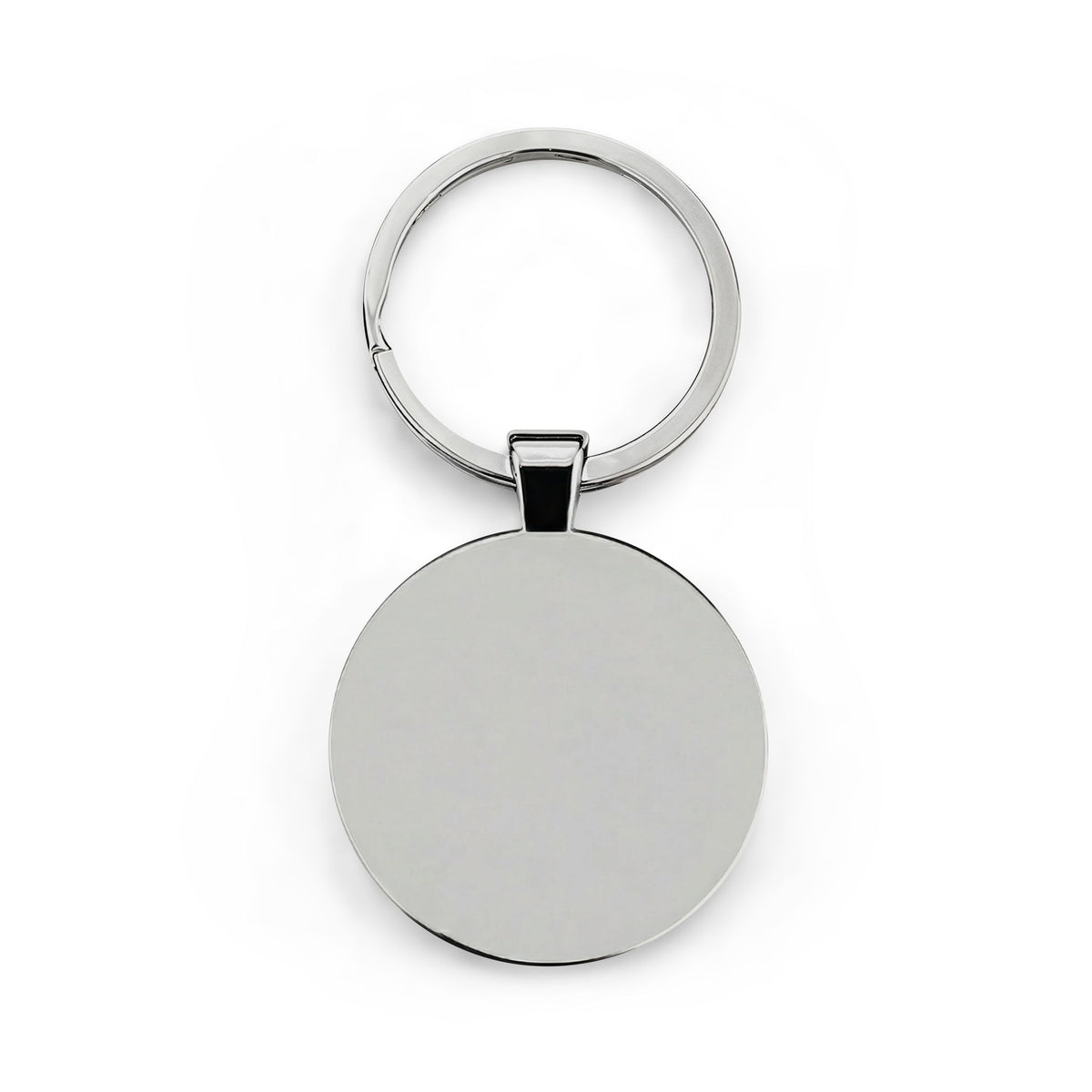Custom Photo Round Keychain | Stainless Steel Personalized Picture Keyring