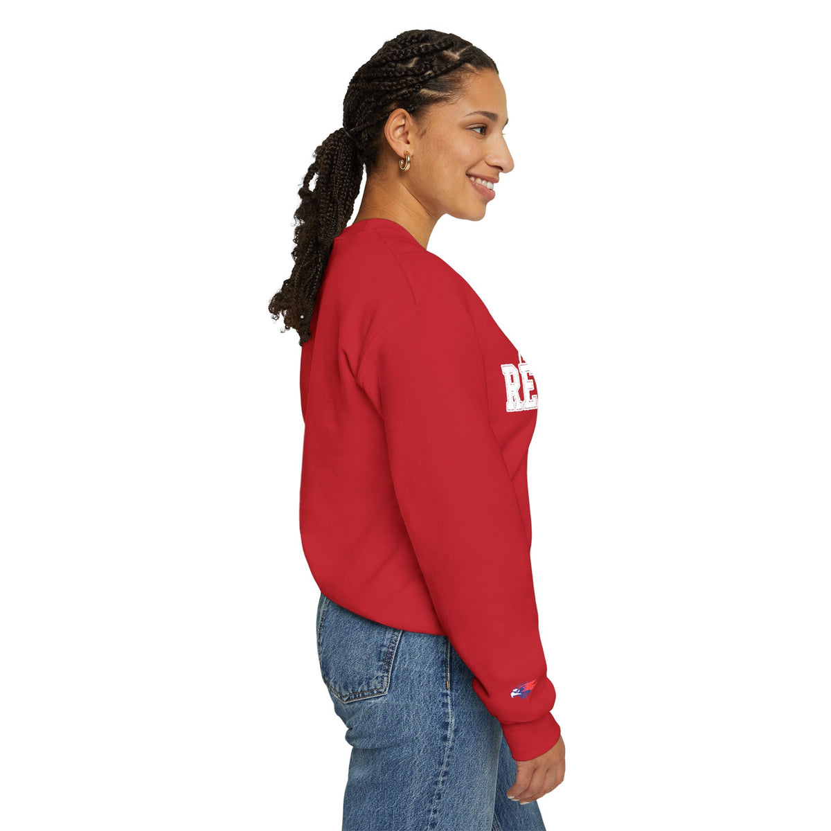 REDHAWKS Embroidered Crewneck Sweatshirt - custom sleeve