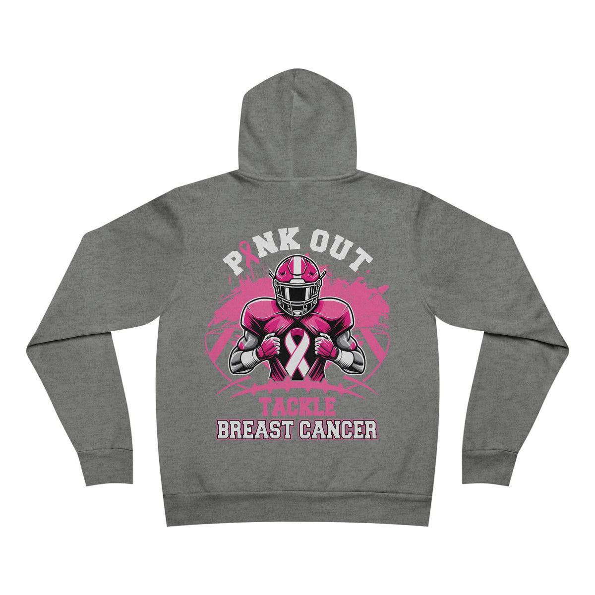 Pink Out Breast Cancer Awareness Hoodie - Tackle Breast Cancer