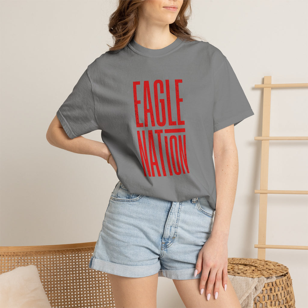 Eagle Nation T-Shirt — Bold Vertical School Spirit Tee
