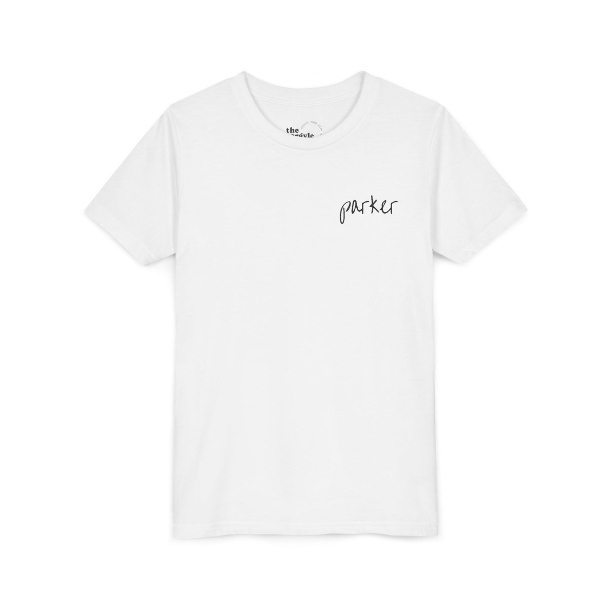Youth Tee — "Argyle Cheer" Graphic Short Sleeve Customized Shirt