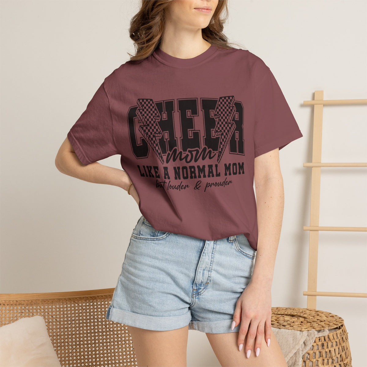 Cheer Mom Like a Normal Mom T-shirt | Cheerleader Mom Tee