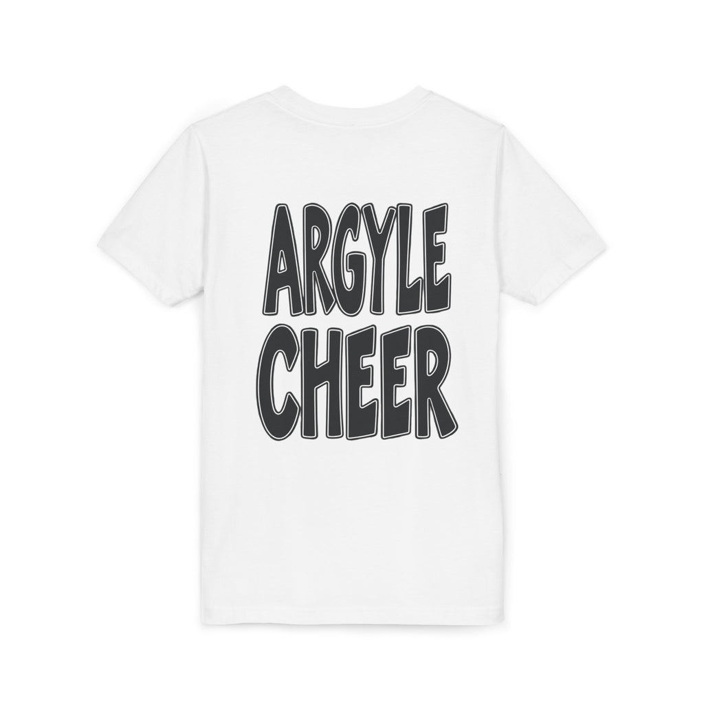 Youth Tee — "Argyle Cheer" Graphic Short Sleeve Customized Shirt