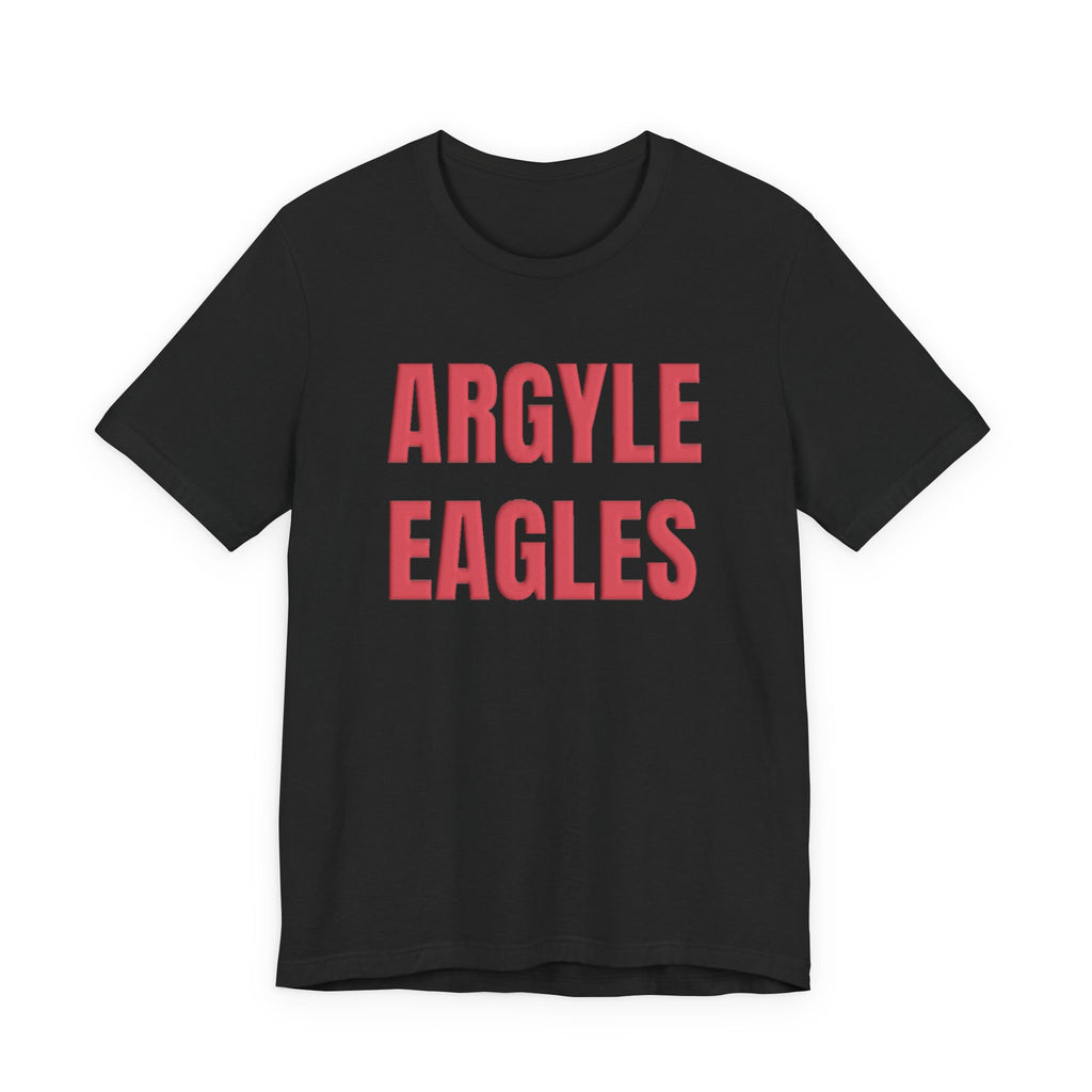 Puff Print Argyle Eagles Retro Team T-Shirt