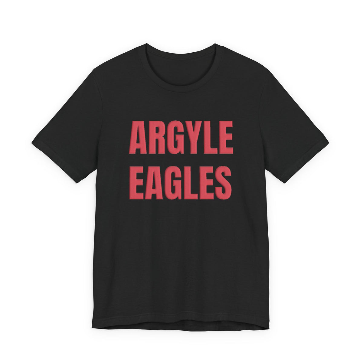 Puff Print Argyle Eagles Retro Team T-Shirt
