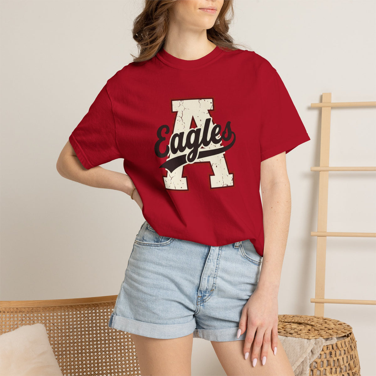 Eagles Letterman A Graphic T-Shirt