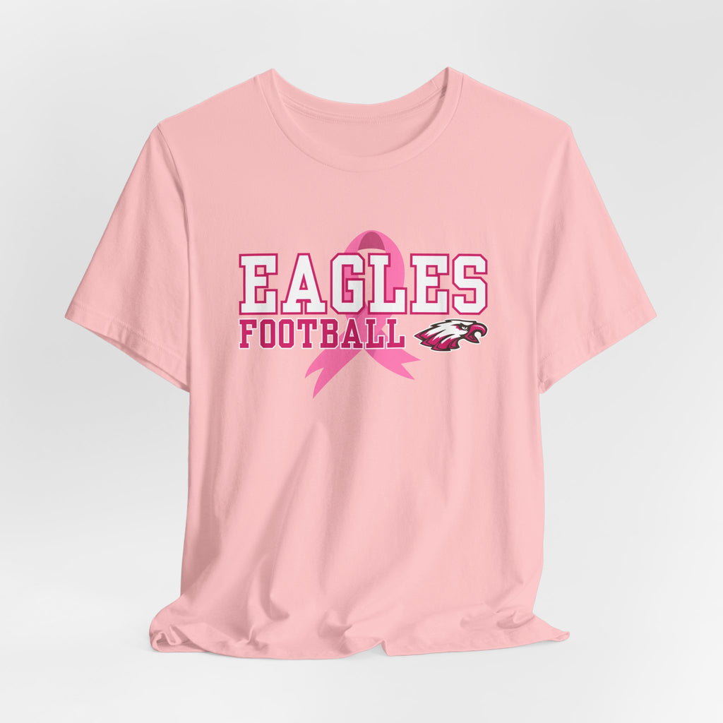 Eagles Football - Pink Ribbon Unisex Jersey Short Sleeve Tee