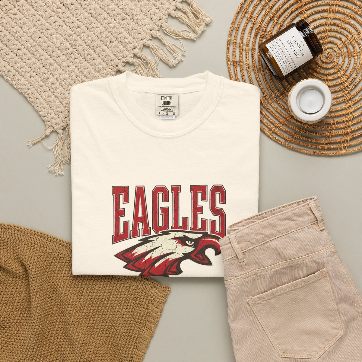Eagles Game Day T-Shirt — Vintage Mascot Football Fan Tee
