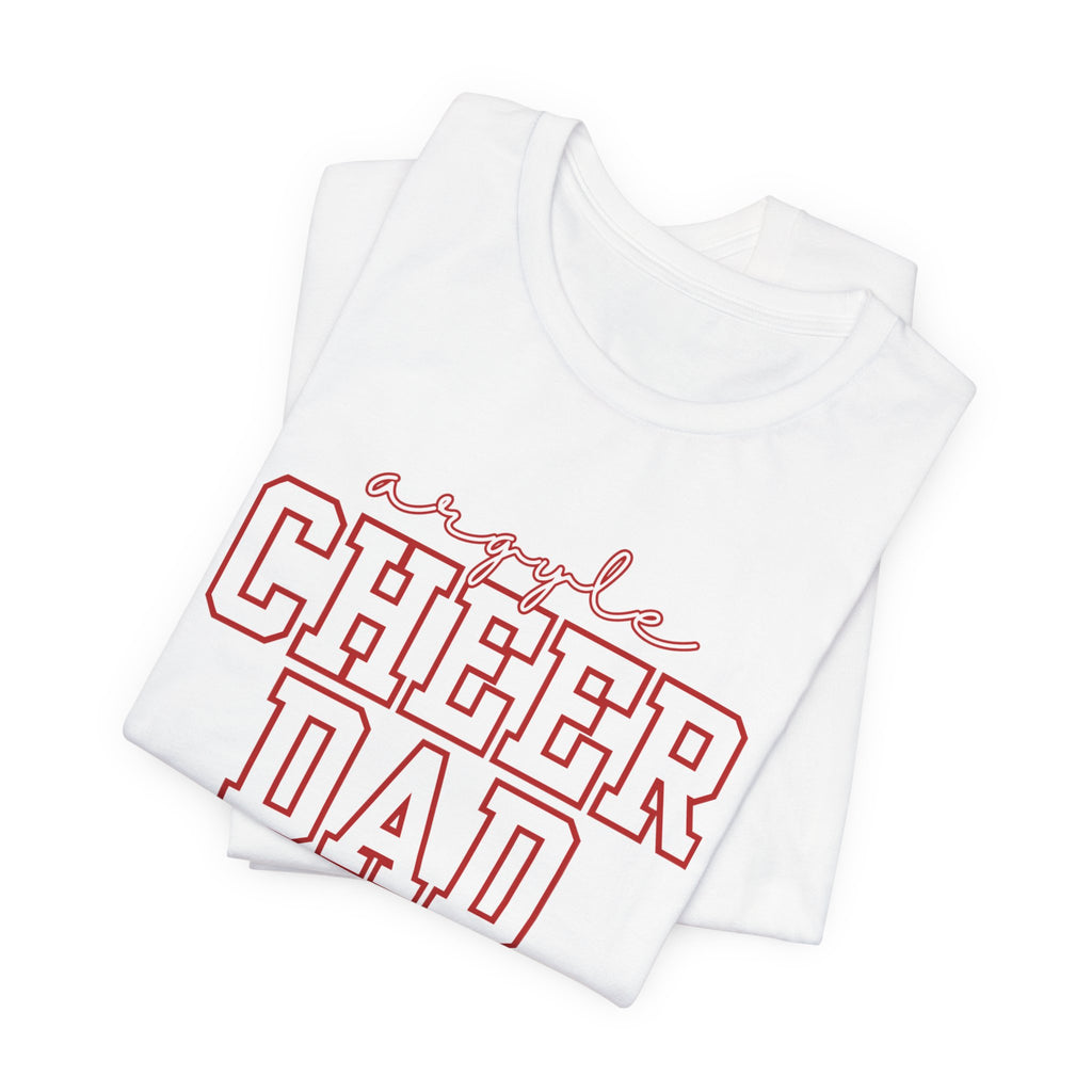 Custom Cheer Dad T-Shirt | Personalized Cheerleader Name Tee