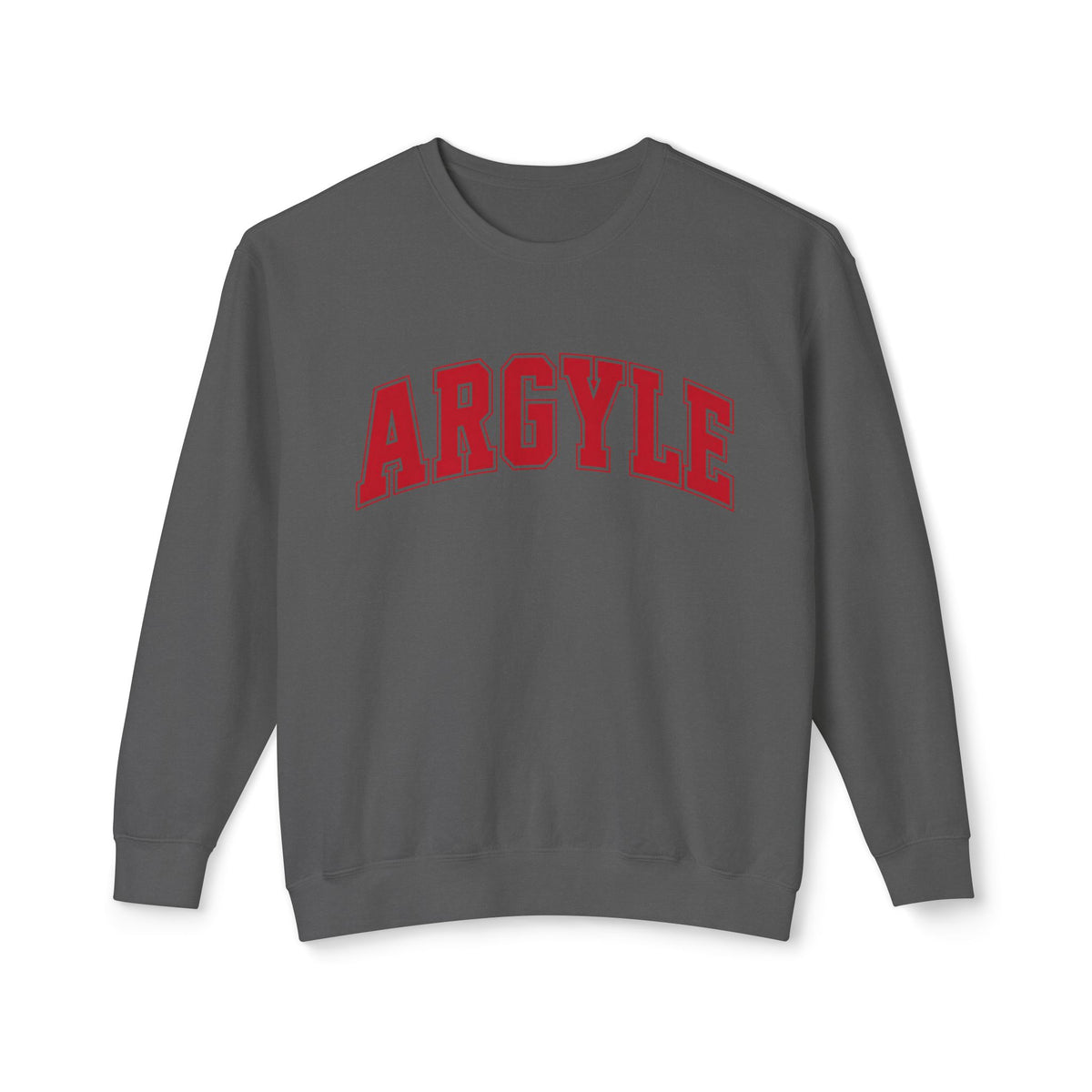 Argyle Crewneck Sweatshirt – Classic Collegiate Arc Logo